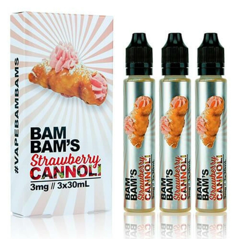 Bambamscannoli Vape Juice E-Juice Bam Bam&prime; S Cannoli E Liquid Fruit Flavor Is Vape High-Capacity Disposable Pod