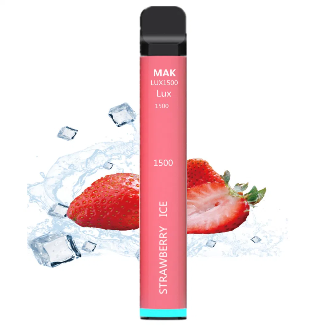 Disposable Electronic Cigarette Puff Bar XXL Mak Bar 1500 Puffs Fruit Flavors Disposable Vape Pen