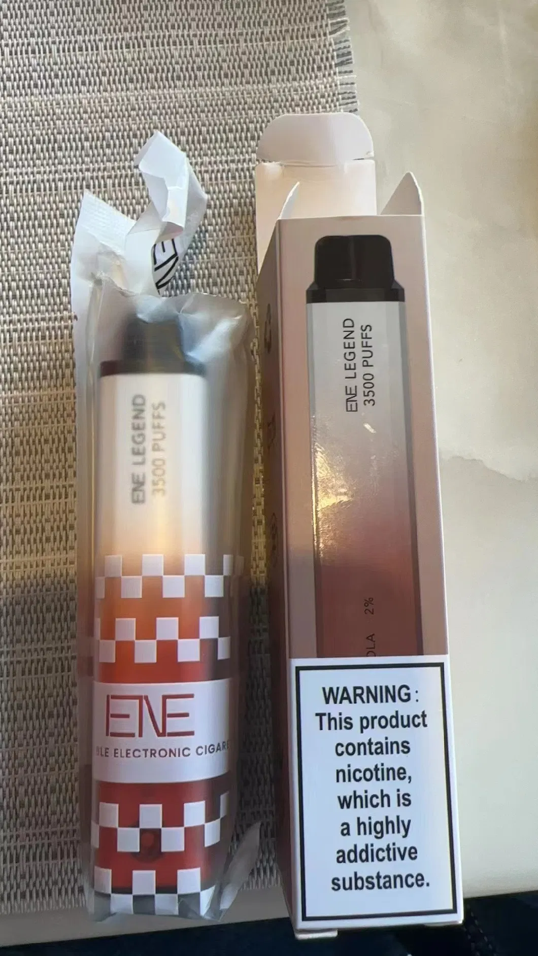 UK Best Seller Wholesale Disposable E Cigarette Vape Elux Ene Legend 3500 Puffs 650 mAh Battery