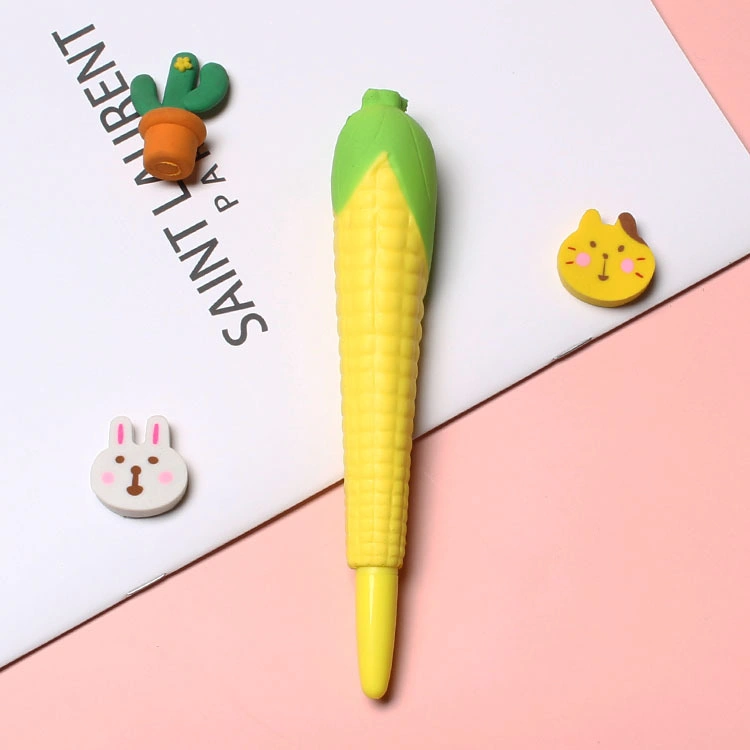 Student Supplies Cartoon Creative Stationery Soft Stress Relieving Pen