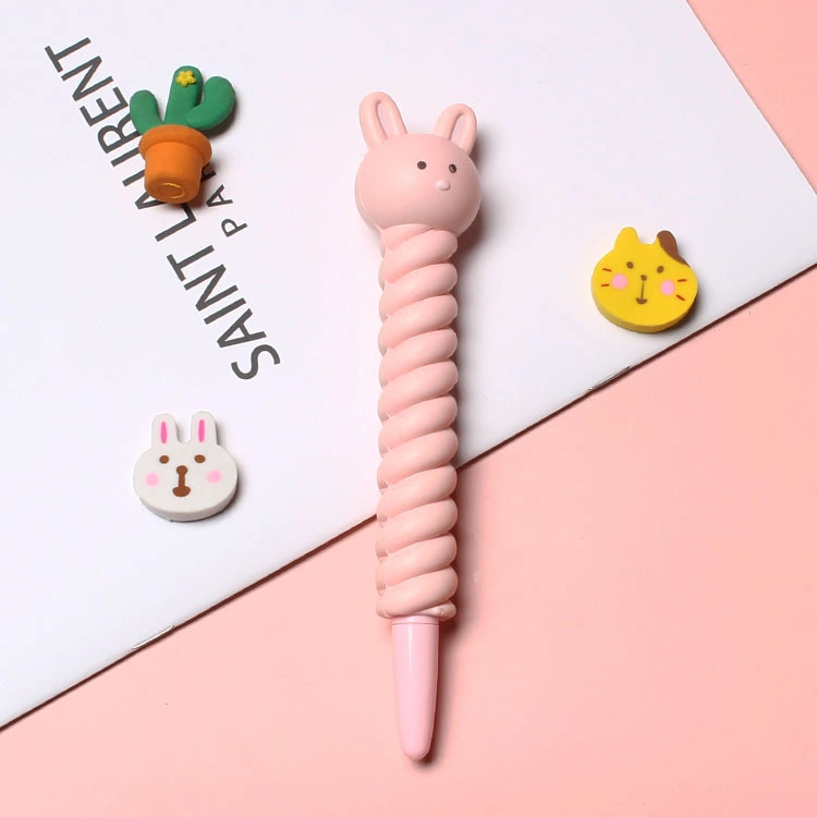 Student Supplies Cartoon Creative Stationery Soft Stress Relieving Pen