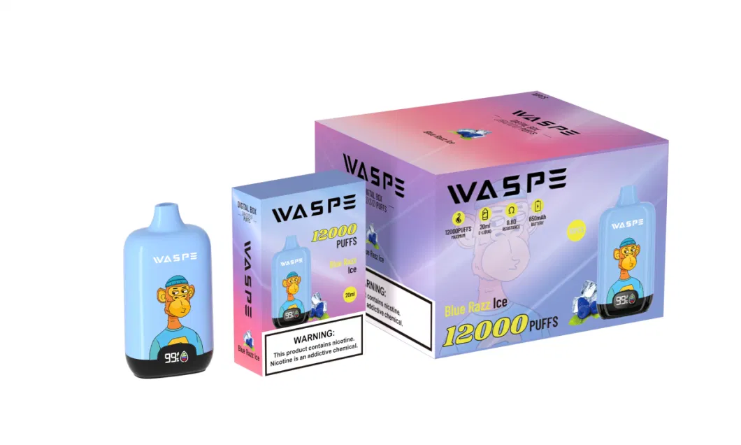 Shenzhen Factory Price 12000 Puffs Waspe Disposable Electronic Cigarette Distributor Smoke Vape