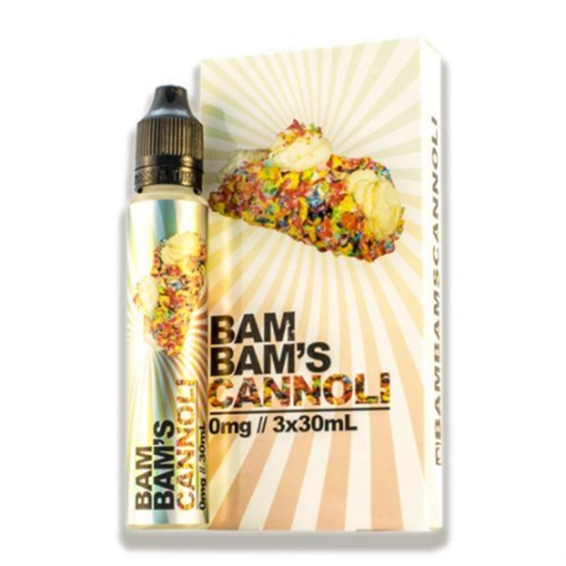 Bambamscannoli Vape Juice E-Juice Bam Bam&prime; S Cannoli E Liquid Fruit Flavor Is Vape High-Capacity Disposable Pod