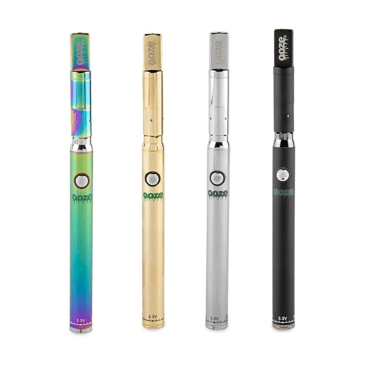 Ooze Slim Clear Series Transparent 400mAh Flex Temp Battery Preheat Adjustable Voltage 510 Thread