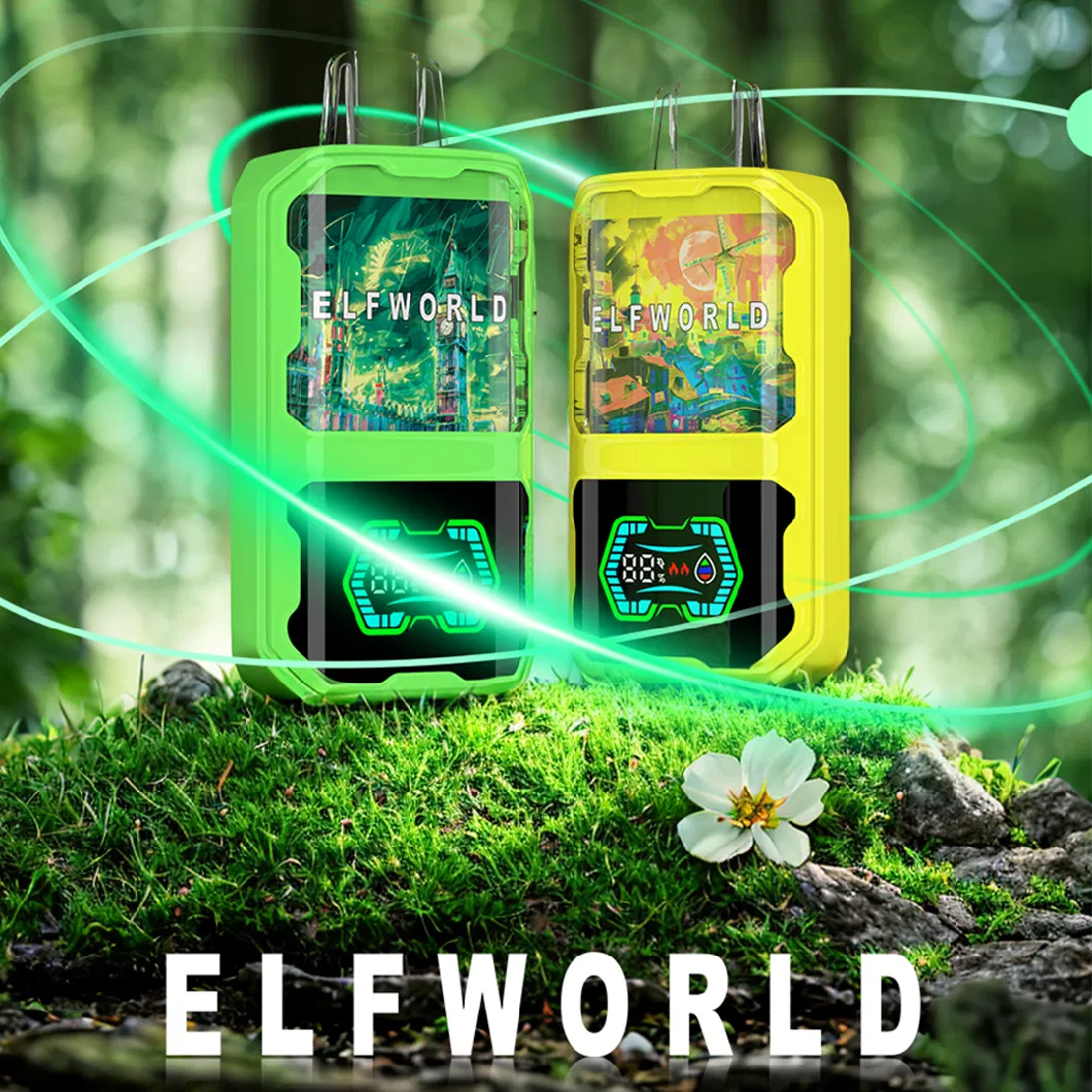 Original Manufacturer Elfworld Ai22000 Wholesale I Vape Disposable Electronic Cigarette Big Elf Puffs I Get Vape Pen 15000/18000/12000 Vaper Gk RM Tn Vapor Bar