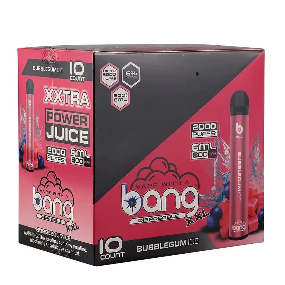 Wholesale Disposable Vape Pen Bang XXL 2000 Puffs 6ml Smooth Taste