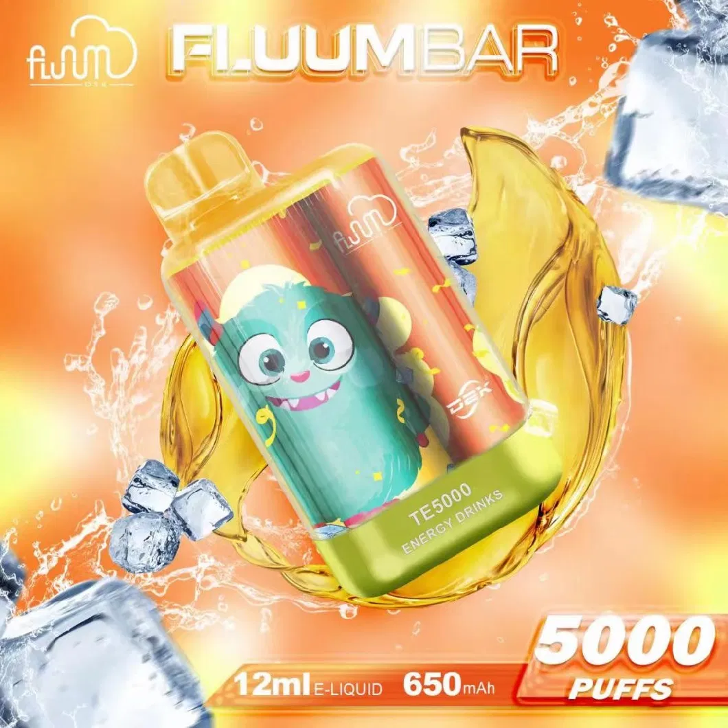 2023 New China Original Wholesale Fluum Bar Rechargeable Te5500 Puffs Disposable Vape Esco Bar OEM ODM Availab