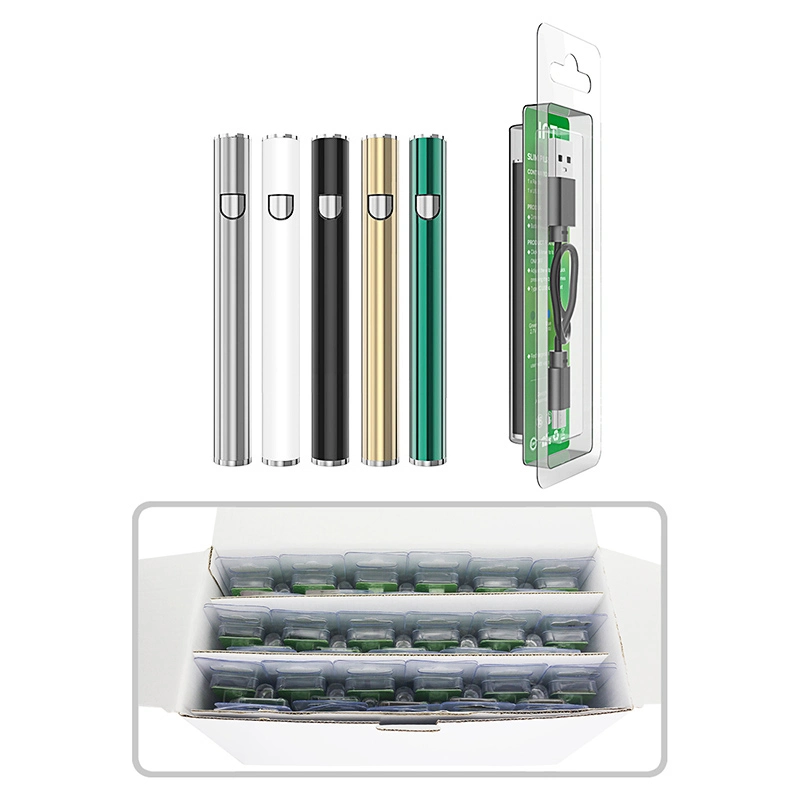 Rechargeable Wax Oil Vaporizer Twist Slim Pen Vape 510 Battery Wholesale 510 Thread Battery