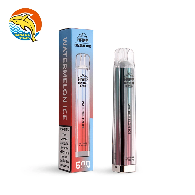 Wholesale Crystal Bar Disposable Electronic Cigarette 600 Puff Bar Disposable Vape