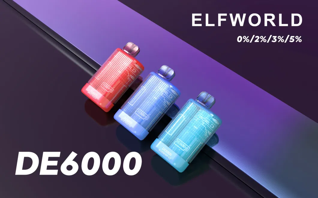 Elfworld De 6000puffs 5000puffs Smok Disposable Vape Pod I Bar Get E-Cigarette Rechargeable