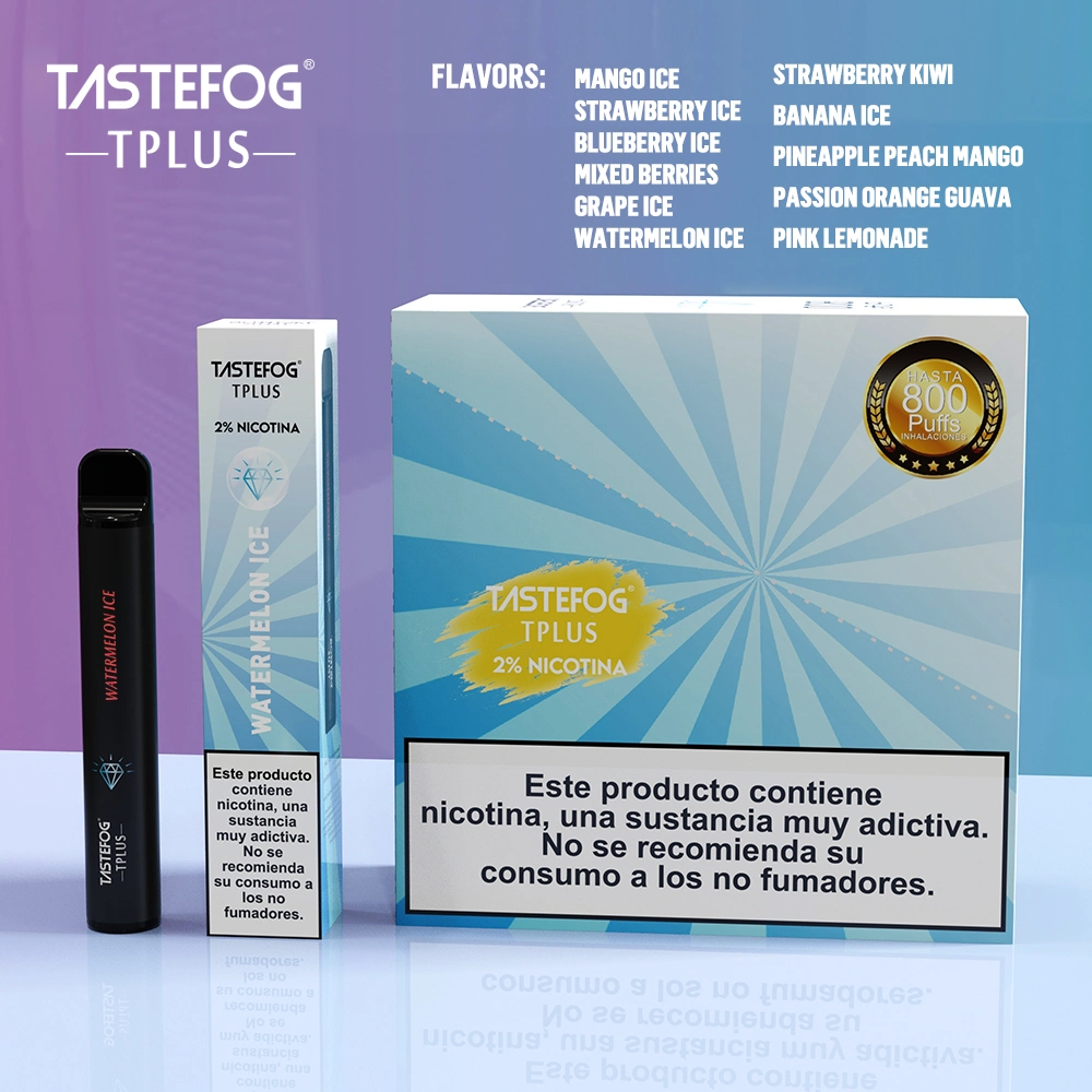 Spain UK Germany Best Selling Tplus 800 Puffs 3.5ml E Cigarettes 0% 2% Nicotine Wholesale I Vape Disposable Vape