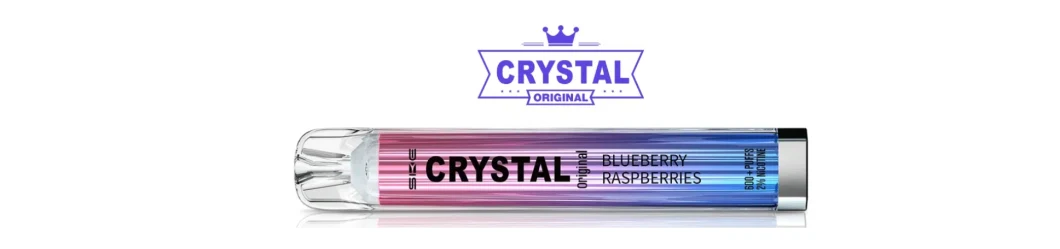 OEM ODM Wholesale Cheap Original Factory Tpd Ske 600 Sme Crystal Finish Elf600 Puff Bar Disposable Vape Waka