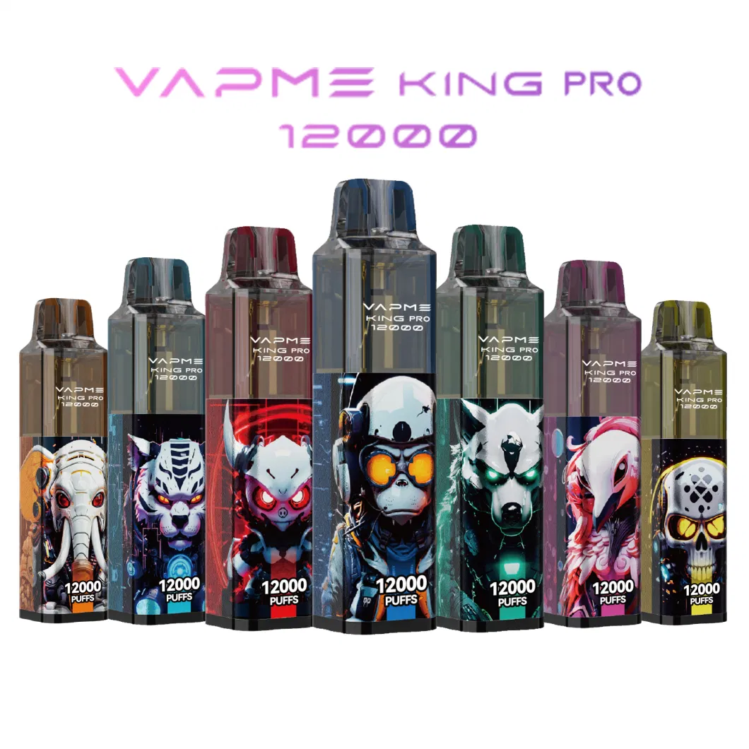 Original Vapme King PRO 12000 Puffs Vaper Puff 20ml Prefilled Pod Electronic Cigarette Wholesale 9K Disposable Vape Pen