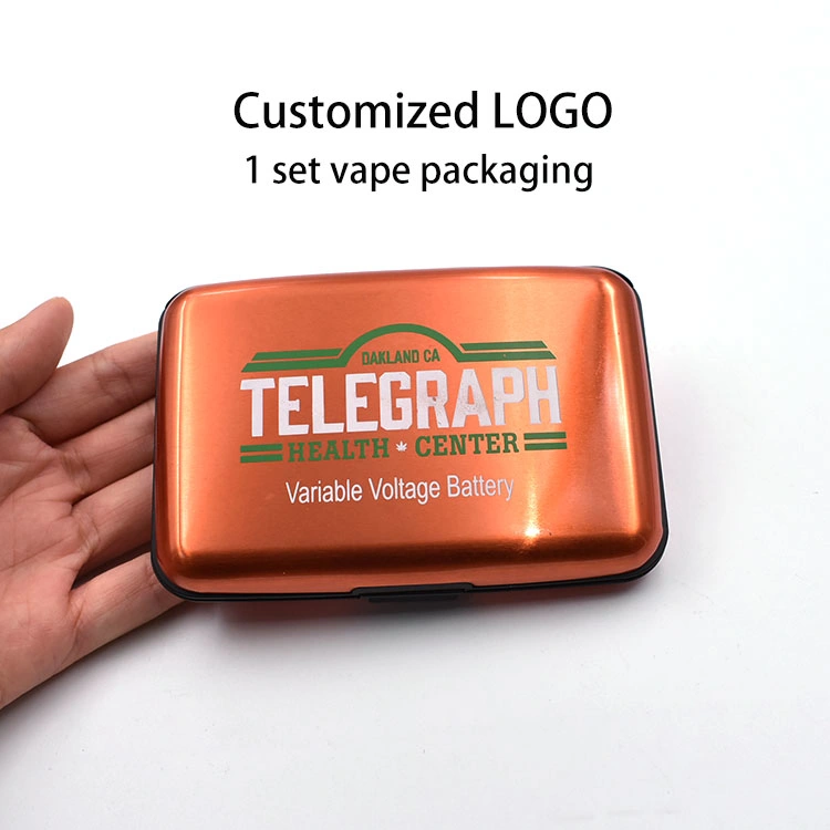 Custom Logo Vape Cartridge Battery Kit Packaging PC Case