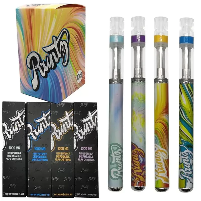 Newest Hot Sell Runtz Disposable Vape Pen (Empty tank/Rechargeable/Mouthpiece press down)