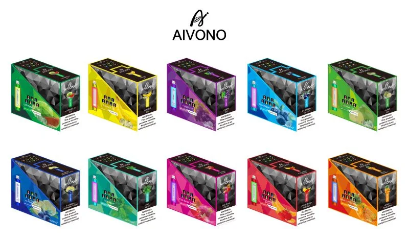 Aivono 1000 Puff Bar Disposable Vape Pen with Flashing LED Light Vs E-Taboo Vivid Elf Esco Randm Fume Eluxs E Cigarette Pod