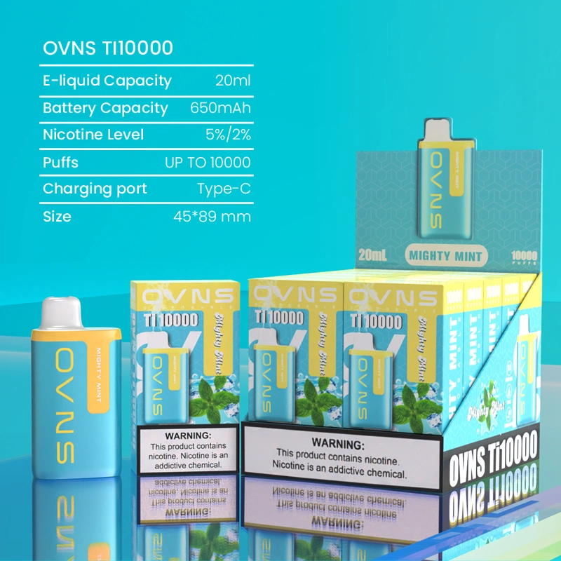 OEM Airflow Adjustable 10000puffs Mini E-Cigarette! Perfect Taste Wholesale Disposable Vape 20ml High Quality Mesh Coil Mod Vape with Liquid Battery Display