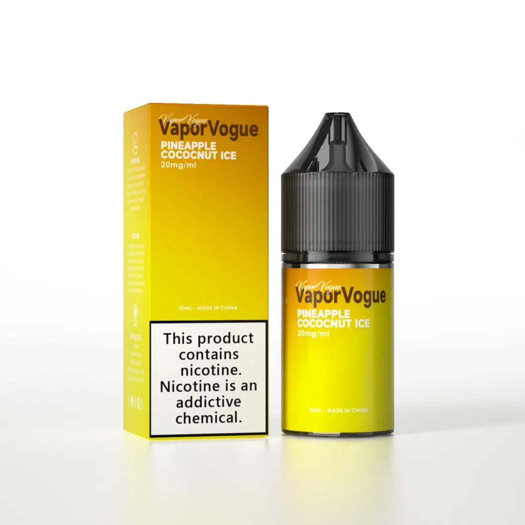 Wholesale Pineapple-Coconut-Ice Flavored E Liquid -10/30/60/100ml - Customizable for ODM/OEM