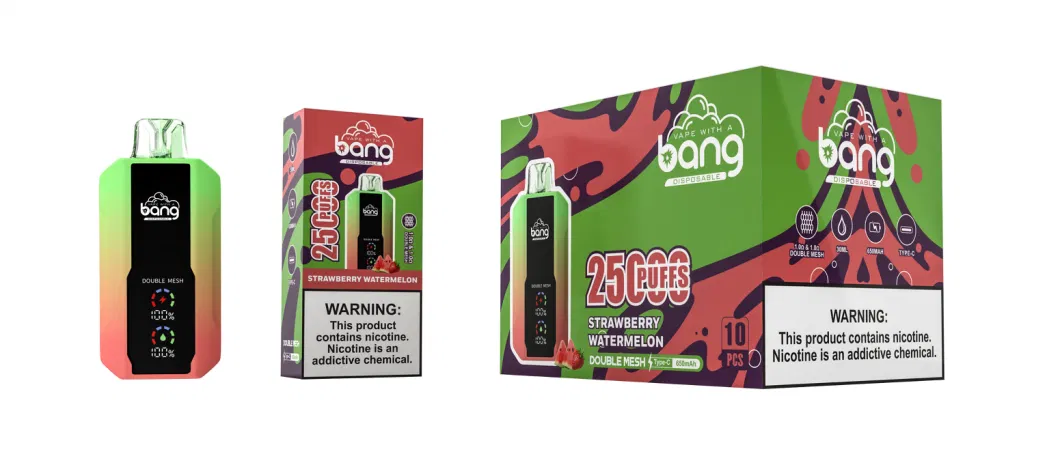 Disposable Pod Vaporizer Bang 25000 Puff Bar Distributors E-Cig Wholesale Disposable Vape Pen