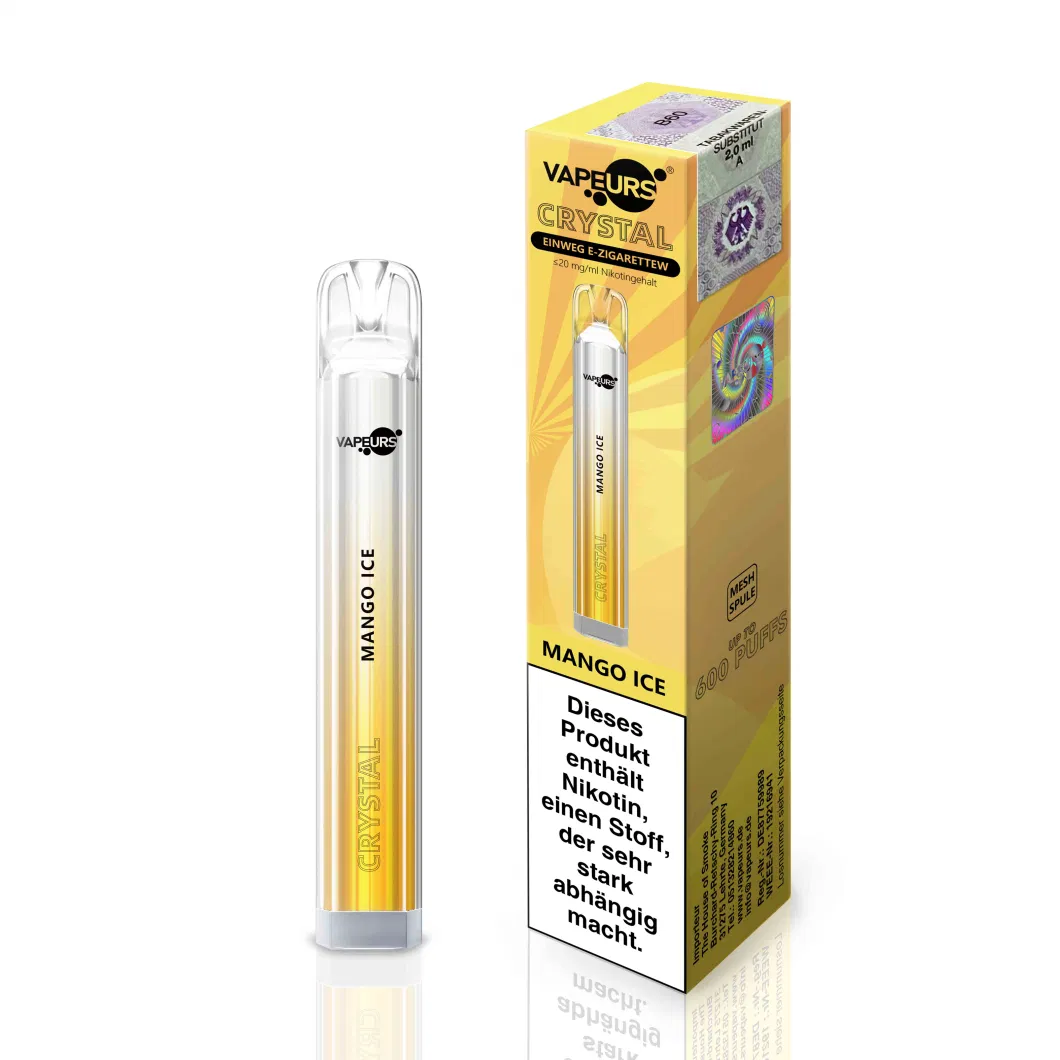 Vapeurs Ske Crystal Vape Bar 600 Puffs Disposable Vape Kit