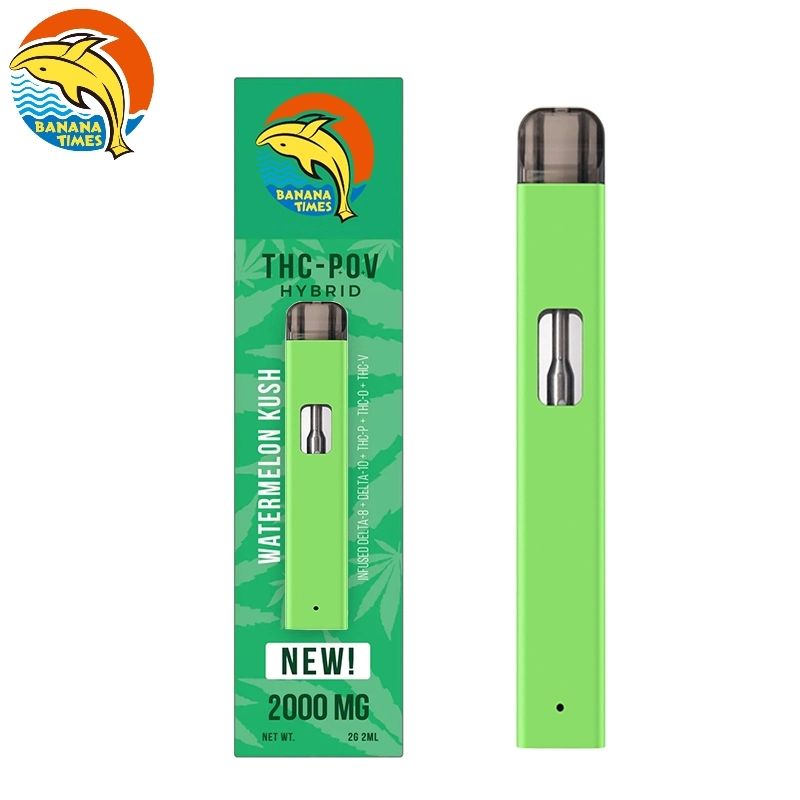 2022 Best Selling 280mAh Disposable Vaporizer Empty 2ml Vape Pen with Custom Packaging and Logo