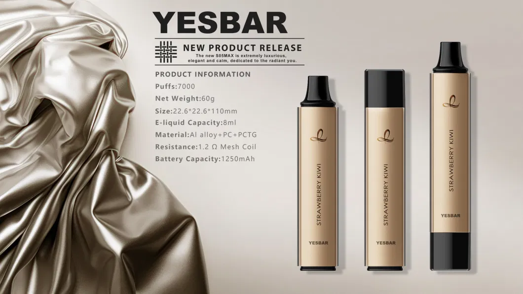 Yesbar Free Sample 600 3000 5000 6000 7000 9000 10000 12000 15000 Puffs E Cigarette Nicotine Free 20mg 50mg Disposable Vape