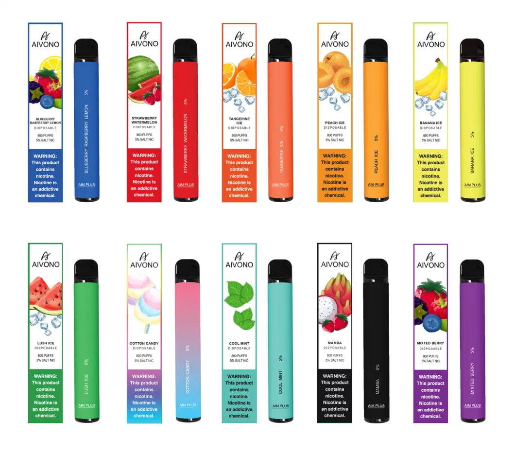 Fruit 30 Flavors Disposable Vape Pod 800 Puffs Bar Electronic Cigarette Wholesale I Vape Pen Style E Cigarette Shisha Flavour Ali Puff Distributors E Vape