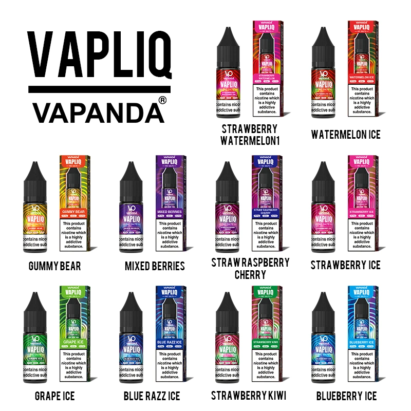 Fast Shipping 10ml Bottle Ejuice Wholesale Nicotine Salt 20mg E Liquid Fruit Flavor Pre-Filled Eliquid Disposable Vape