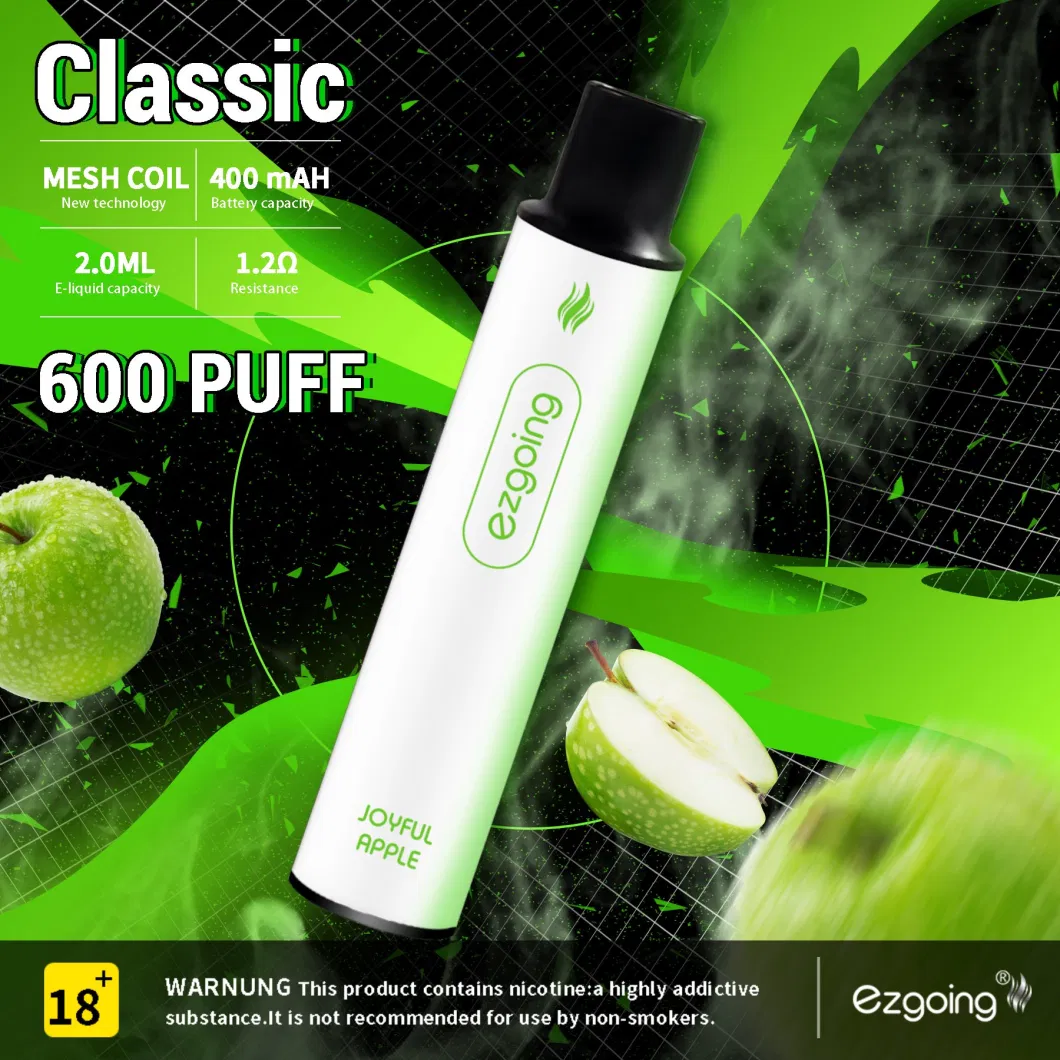 Hot Sell in UK 2% Nic Salt 600 Puff Wholesale I Vape