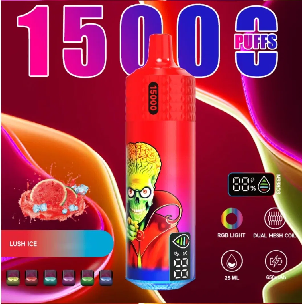 Yecoo Super 21+ A40 Crystal Refillable Pod Vapee China Manufacturing Randm Tornado Red Mojito Jetable Crystal Vapes 4000 E Cigarette with RGB Light