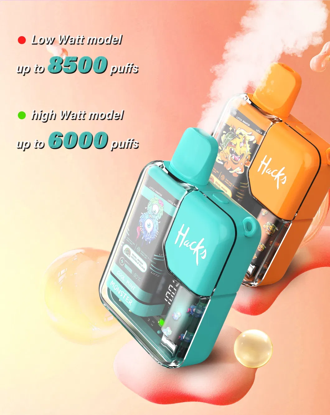 Made in China Custom Logo Custom Flavour Disposbale Vape 8500 Puff Electronic Vape with Screen