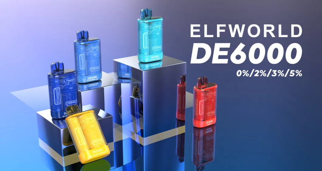 Elfworld De 6000puffs 5000puffs Smok Disposable Vape Pod I Bar Get E-Cigarette Rechargeable