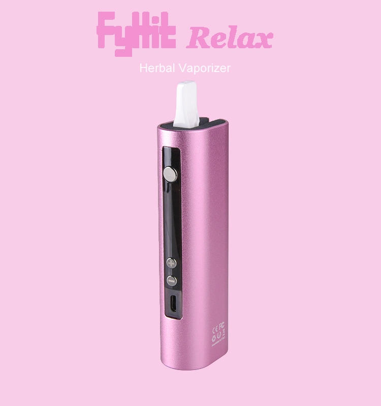 Aluminum Body Dry Herb/Wax Vaporizers Pen Digital Temperature Settings Ceramic Mouthpiece/Fyhit Relax