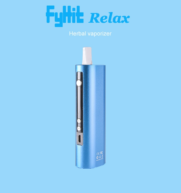 Aluminum Body Dry Herb/Wax Vaporizers Pen Digital Temperature Settings Ceramic Mouthpiece/Fyhit Relax