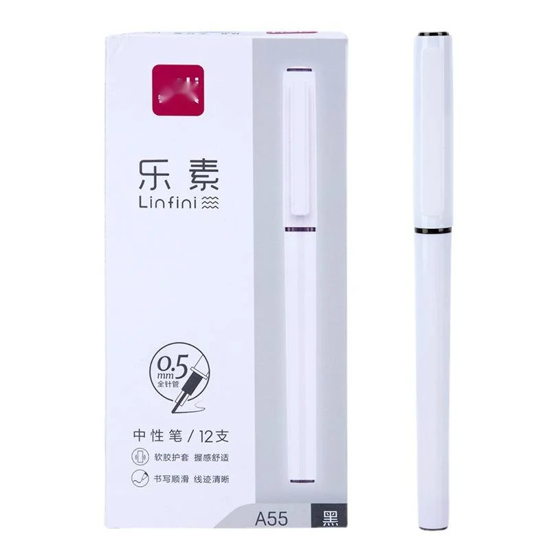 Simple Style White Appearance Excellent Stationery Gel Pen