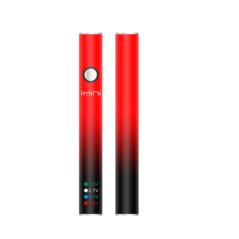 Imini Adjust Voltage Button Custom Logo E-Cig Charger 510 Battery Wholesale Vape Pen 510 Thread Batteries for Cartridges Rechargeable 380mAh E Cigarette OEM USA