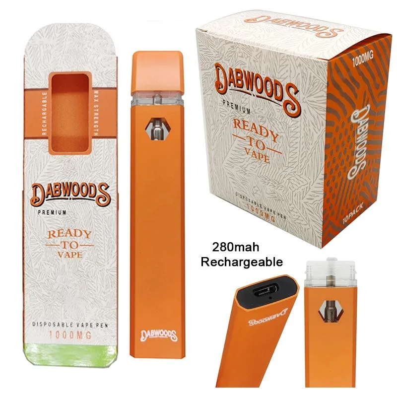 2024 New Dabwoods DAB Bar 1.0ml Empty Disposable Vape Pen