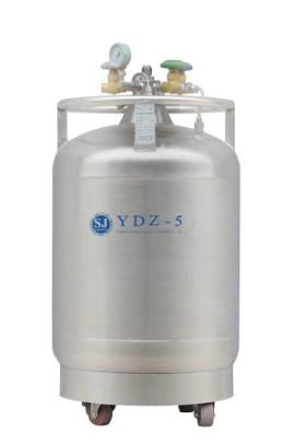 100 Liter Stainless Steel Liquid Nitrogen Dewar Tanks with Automatic Filling System