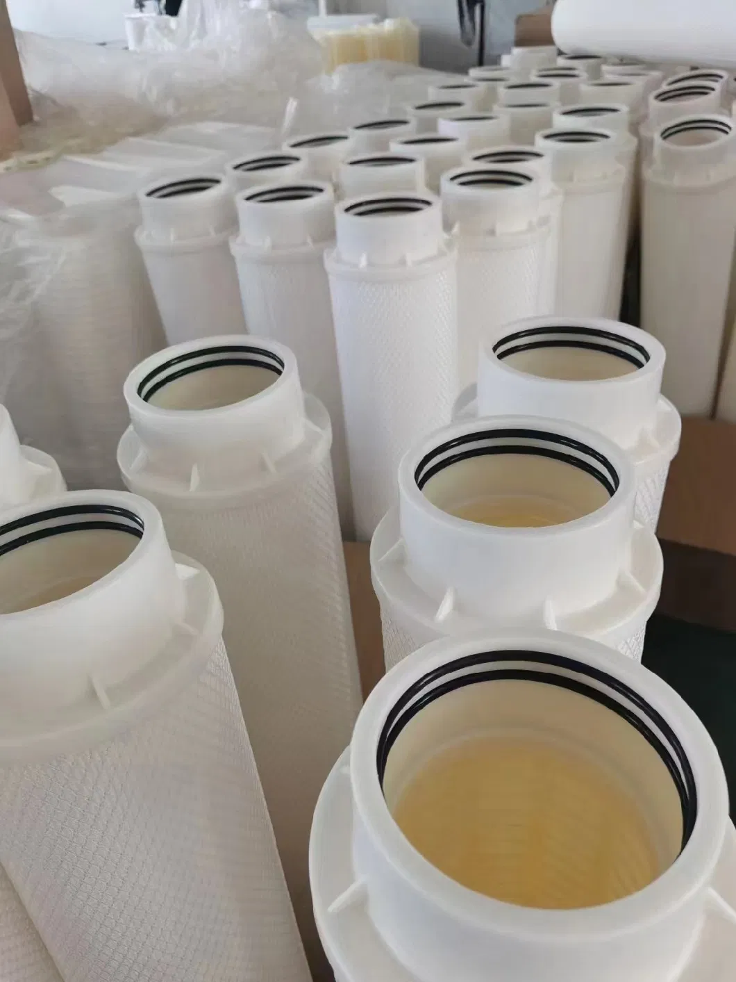 Industrial Wastewater Treatment Microporous High Flow Pleated Filter Elements 40 Inch 60 Inch Polypropylene PP Membrane Water Filter Cartridge