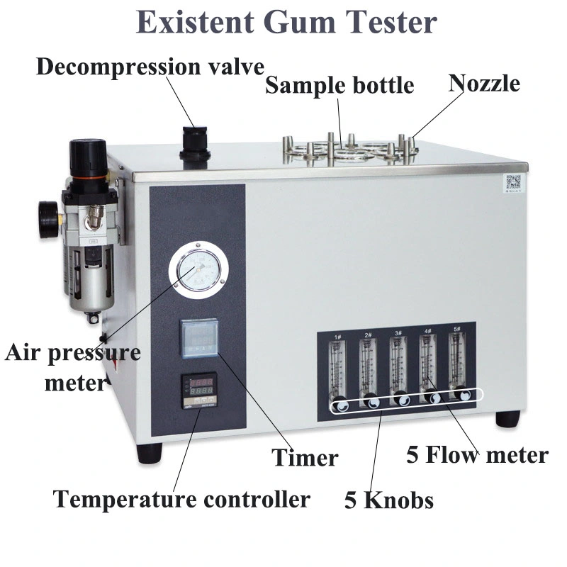 ASTM D381 Gasoline Existent Gum Tester Gum Content in Fuels Bath