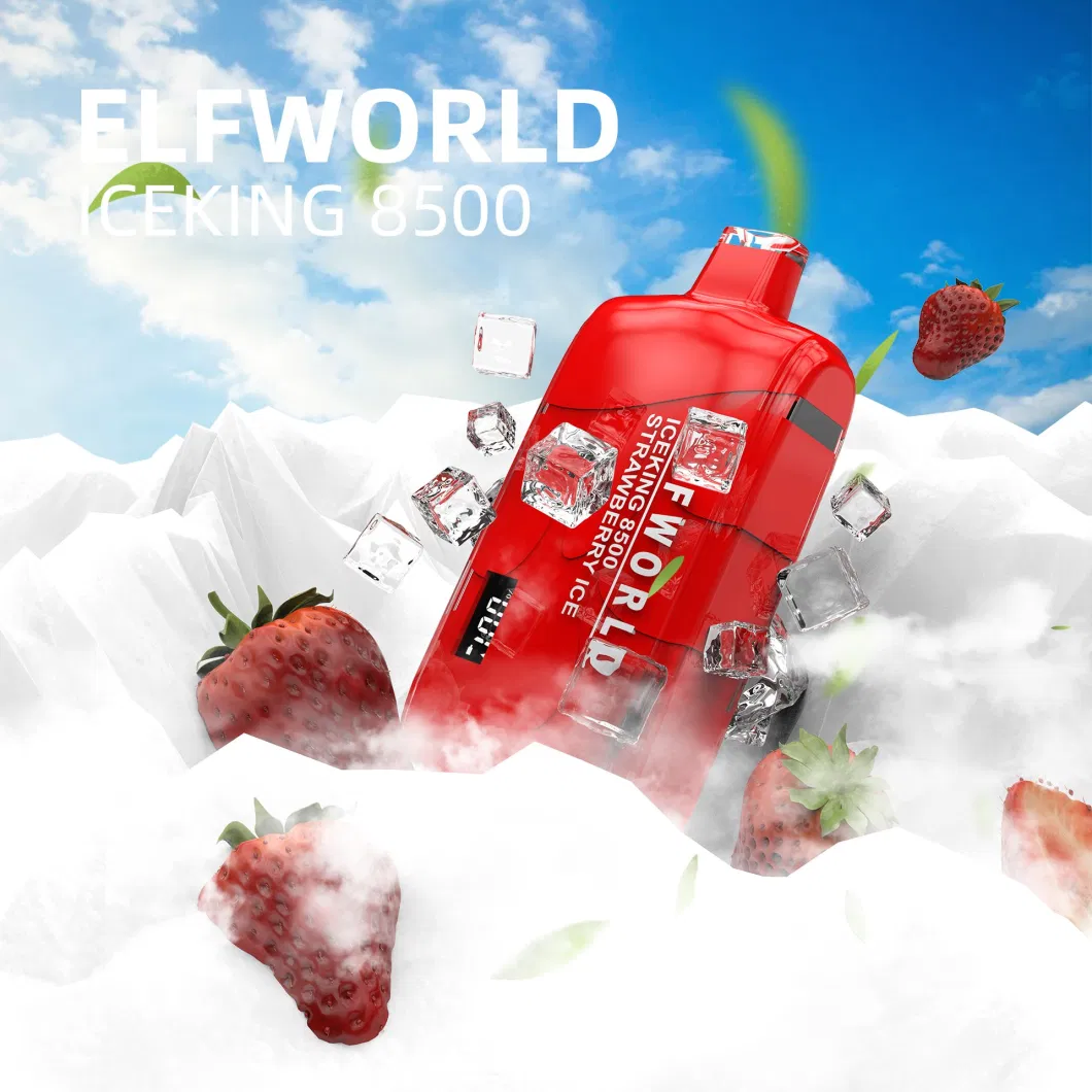 Wholesale Elfworld Ice King 8500 Prefilled Wholesale I Vape Get Oil Flavor Lost Pod Mary E Cigarette Elf World Vaporizer Electronic Cigarette Price Puff Pluse