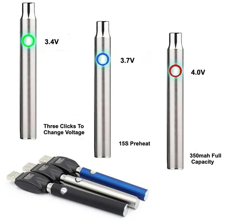 Vape Pen Preheating 350mAh Law Ooze Vertex Battery for 510 Thread Atomizers