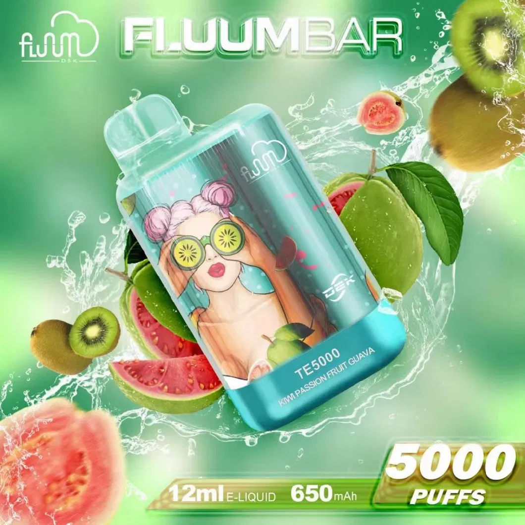 2023 New China Original Wholesale Fluum Bar Rechargeable Te5500 Puffs Disposable Vape Esco Bar OEM ODM Availab