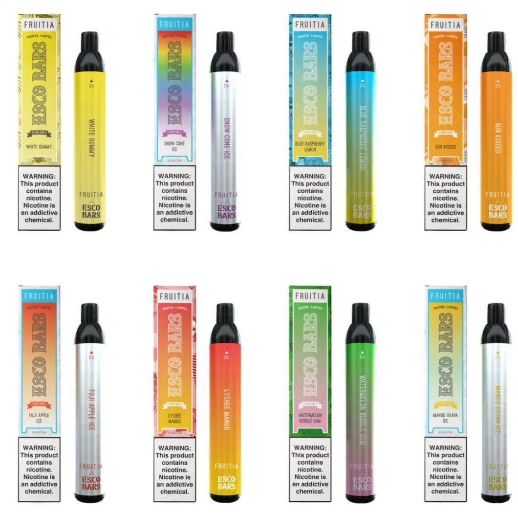 USA Hot Sales Disposable Vape Pen E Liquid Esco Bar Hookah Shisha Pen Price