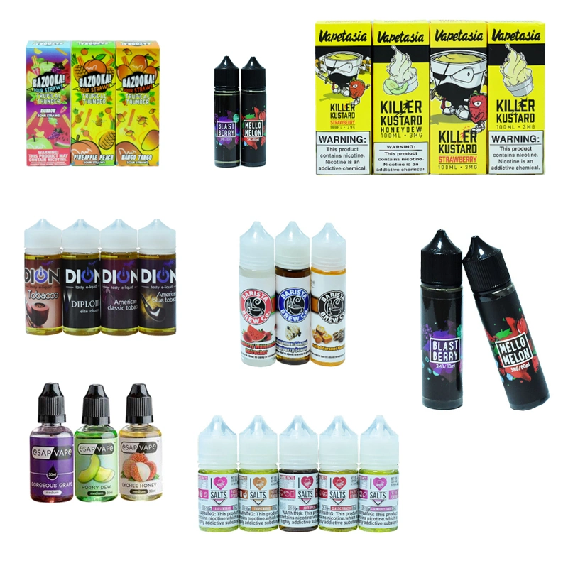 Sua E-Liquid 70% Vg Vape 30ml E Juice 99.9% Nicotine Level 4 Flavors