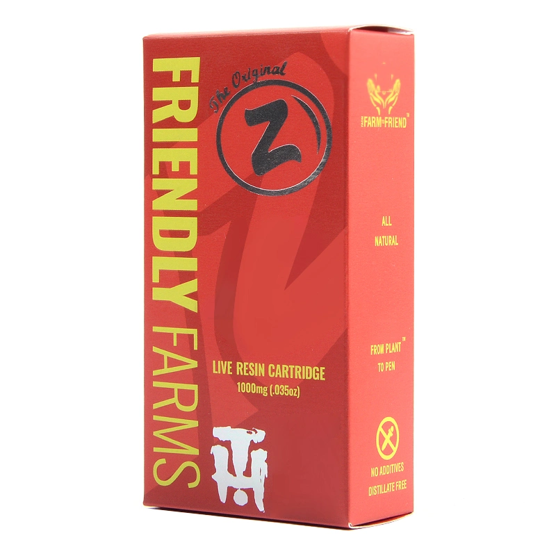 Friendly Farms Vape Carts 0.8ml Atomizer 0.8g Ceramic Coil Empty Cartridge Wax Vaporizer