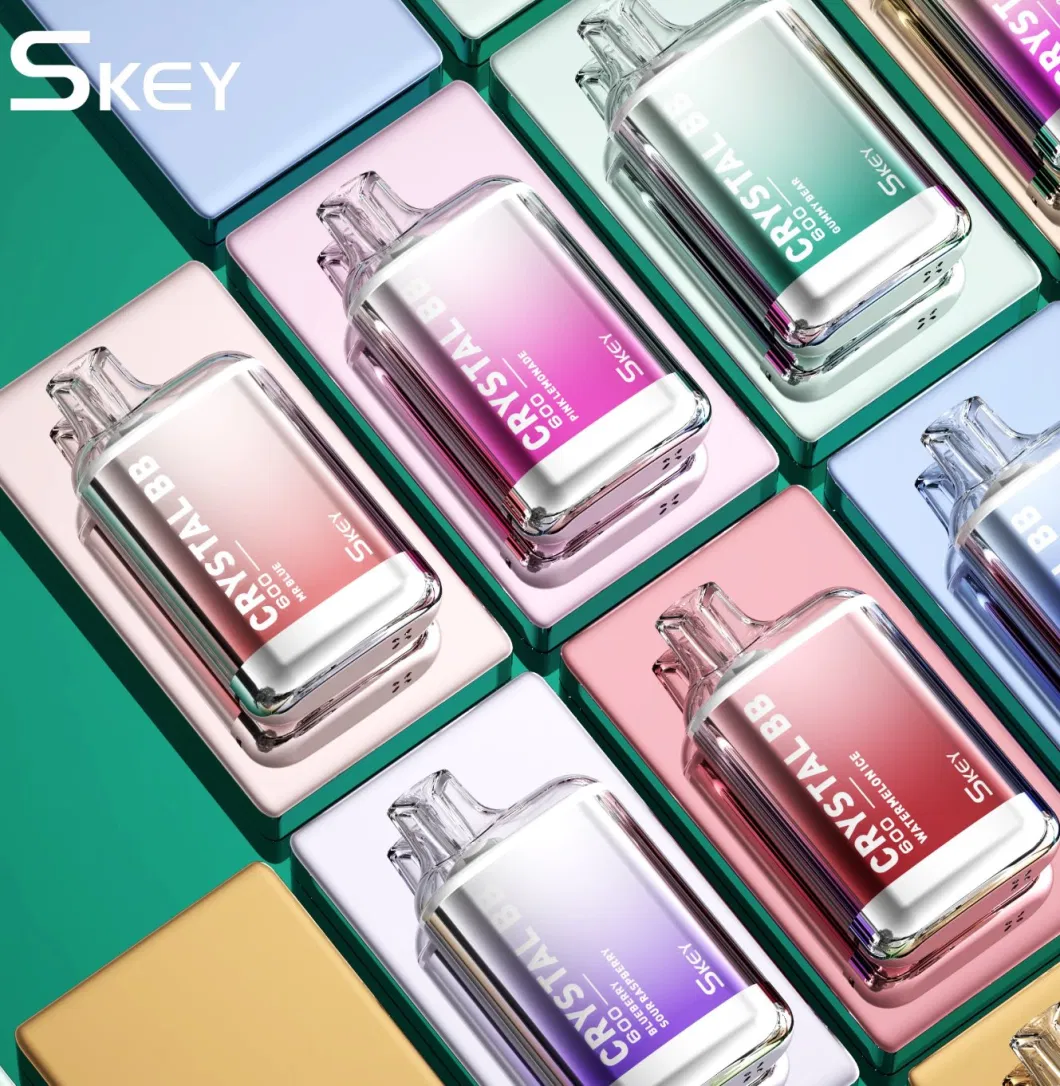 Skey Vape Crystal 600 Puffs Disposable Vape Gem600 Box Ecig 2% Nic UK Wholesale Vs Amare Crystal One Ecigs