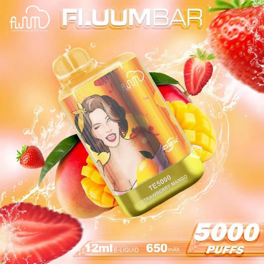 2023 New Popular Fluum Elf Bc5000 Te5000 Puff Bar 2%/5% Nicotine Disposable Vape Rechargeable Lost E-Cigarette Mary Vape