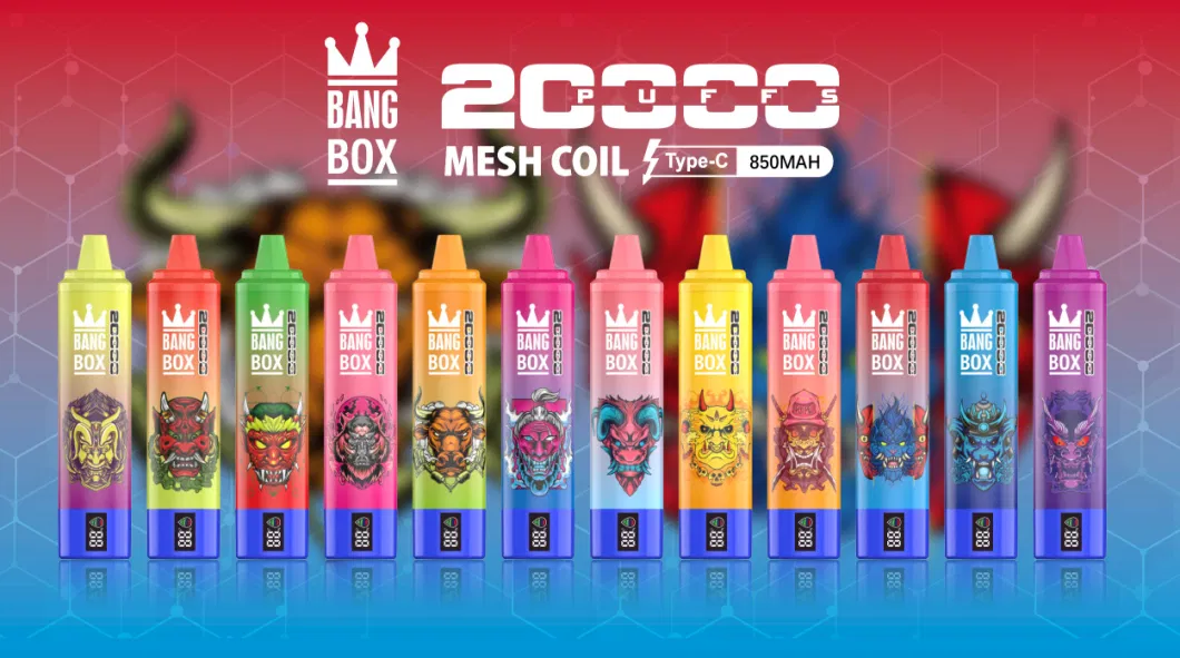 Fashion Style Vape Best Selling Bang Box 20000 Puff Variety Fruity Flavors Large Capacity 26 Ml Vape