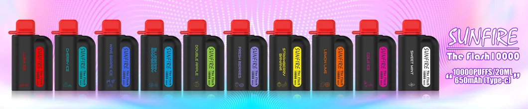 Fast Shipment Sunfire Tornado 20000 Puffs Vapes Dtl Vapes Disposable 20K 12000 Puff 20mg 50mg Super Smoke Electric 30ml Refillable Pod Carts Wholesale Vape